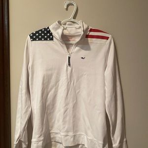 Vineyard Vines Shepshirt American Flag themed